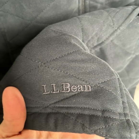 Ll Bean Women’s Faux Fur Lined Quilted Coat Jacket Size Small Petite Black - Picture 5 of 6